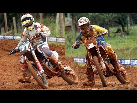 Disputa, lama e tombos no Catarinense de Velocross em Biguaçu SC