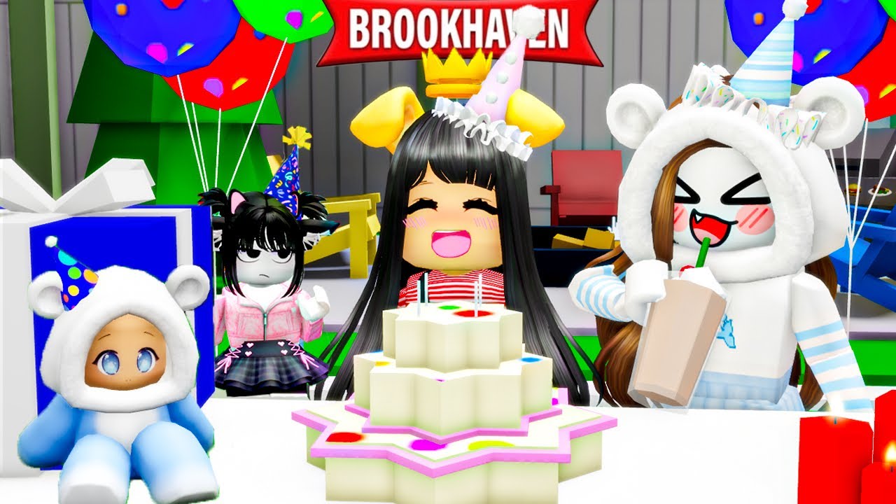 COMPLEANNO DELLA MIA MIGLIORE AMICA SU BROOKHAVEN ROBLOX!