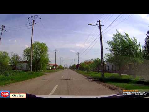 Driving in Romania. DN 59B: Foeni - Cărpiniş (Timelapse 3x)