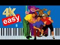 We Are The Hooley Dooleys Fanmade Theme Song Slow Easy Medium Piano Tutorial 4K