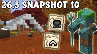 NEW Menu Panorama, Reverted Drowned Changes & More! - Minecraft 26.3 Snapshot 10