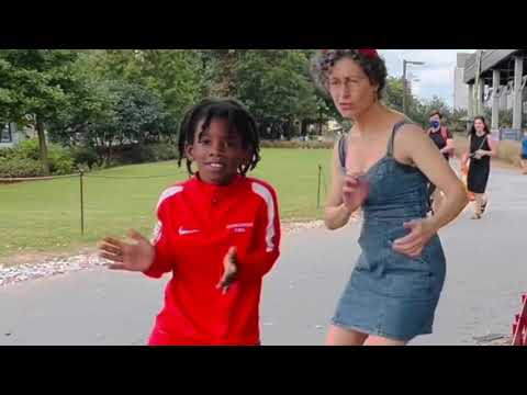 Atlanta Beltline Dance Lesson - King Ahmil & Miss Moonshine - Upgrade Ur Buckdance by Gettin' Sturdy