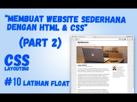 CSS Layouting 10 Float Membuat Website Sederhana Part 2