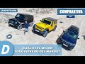 Comparativa 4x4: Toyota Land Cruiser (PRADO), Jeep Wrangler Rubicon, Mercedes Clase G - Diariomotor