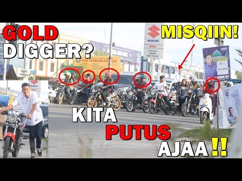 CEWEK MATRE!! GOLD DIGGER PRANK? MOTOR MOGOK - PRANK INDONESIA