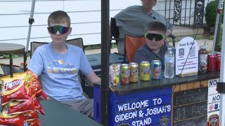Brothers hold lemonade stand fundraiser to support family of deceased Maple Heights police officer