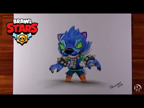 Dibujando a León lobo de Brawl Stars | PatrickART