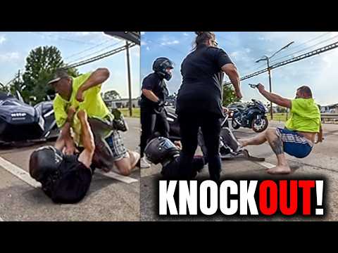 WHEN BIKERS FIGHT BACK - EPIC, CRAZY & INSANE MOTORCYCLE MOMENTS 2025 #155