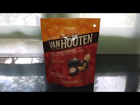 Review Produk #1669 : Van Houten Bites Cocoa Almonds