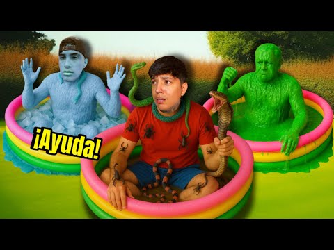 GUESS WHAT'S INSIDE THESE POOLS