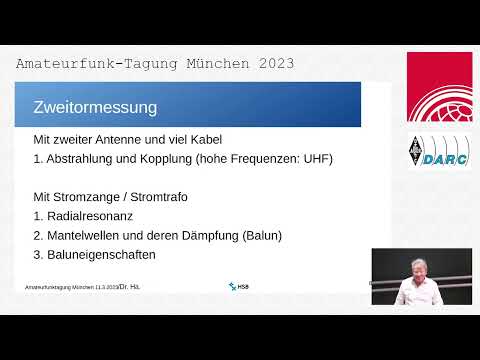AFU Tagung München 2023, Michael Hartje, DK5HH: Antennenmessungen mit dem (nano)VNA