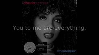 Donna Summer - You to Me LYRICS SHM &quot;I&#39;m a Rainbow&quot; 1981