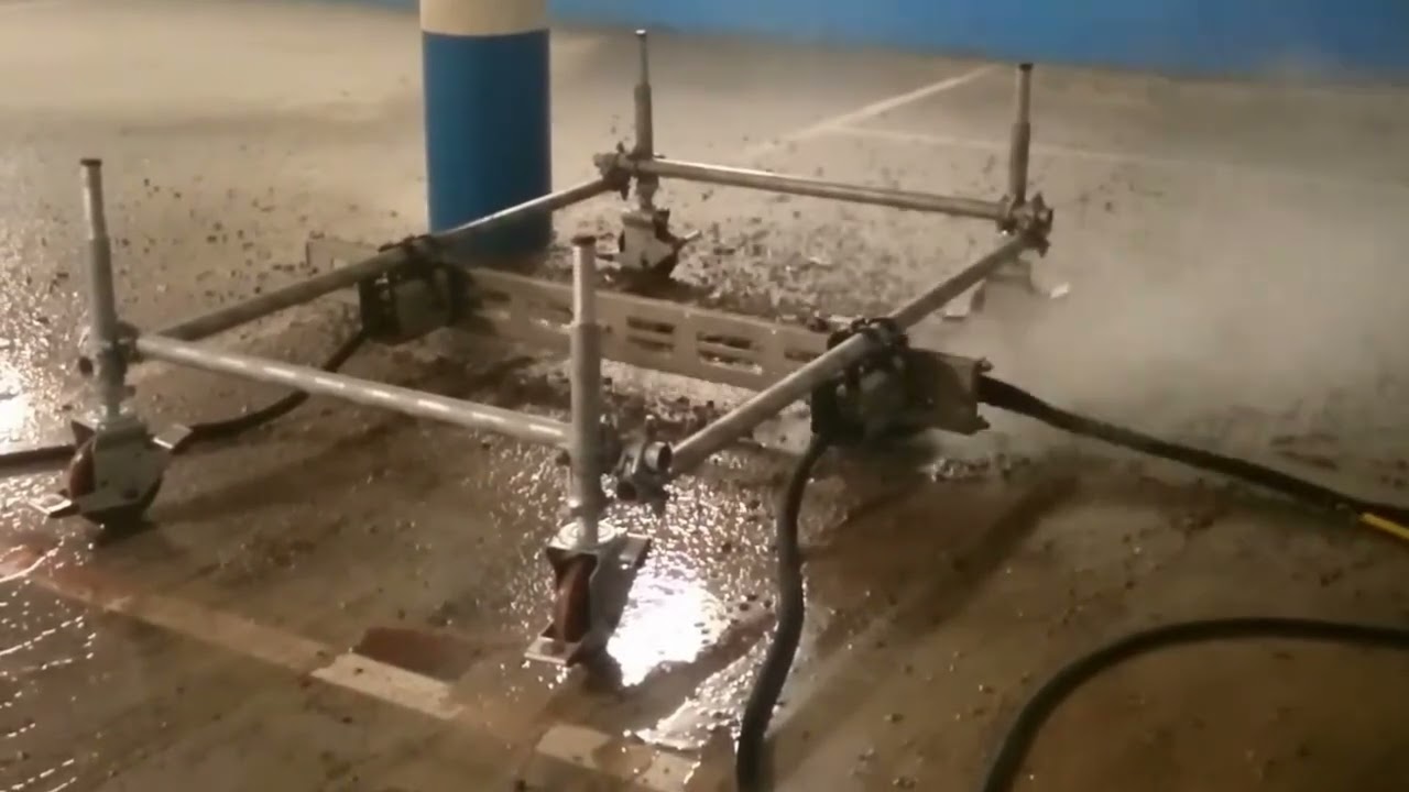 Concrete UHP Hydro Demolition