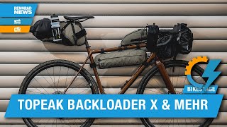 BikeStage 2022: Topeak Backloader X und mehr Bikepacking Taschen