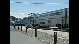 preview picture of video 'Amtrak 156 heading Train #6 California Zephyr Eastbound at Newcastle California'