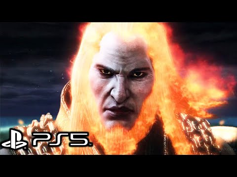 GOD OF WAR PS5 Kratos Vs. Ares Boss Fight (4K 60FPS)