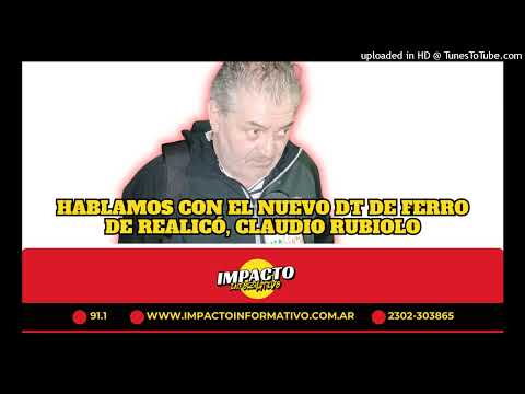 🔴🔴 HABLAMOS CON EL NUEVO DT DE FERRO DE REALICÓ, CLAUDIO RUBIOLO