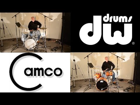 Steve Maxwell Vintage Drums - CAMCO VS. DW SANTA MONICA!! Check Out This Comparison!!