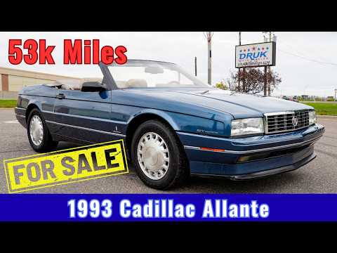 1993 Cadillac Allante (CC-2109699) for sale in Ramsey, Minnesota