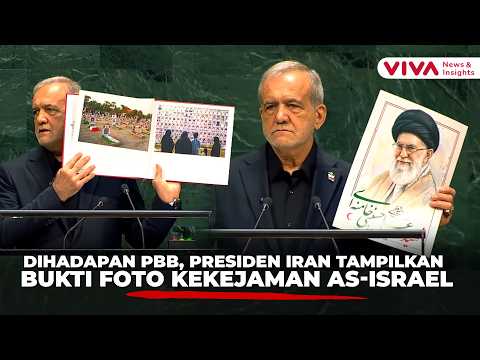 Presiden Iran Bongkar Kekejaman AS dan Israel Dihadapan Pemimpin Dunia