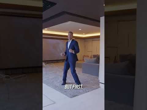 One Mansion Two Gigantic Movie Theatres! #shorts