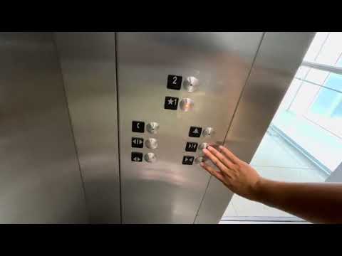 Schindler 5500 MRL Traction Elevator - CLT Airport - Concourse E, Charlotte NC