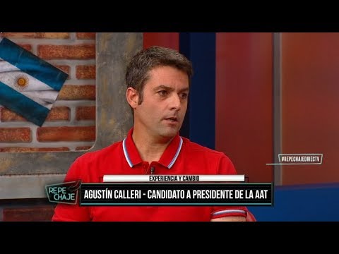 Agustín Calleri, candidato a presidente de la AAT, en REPECHAJE
