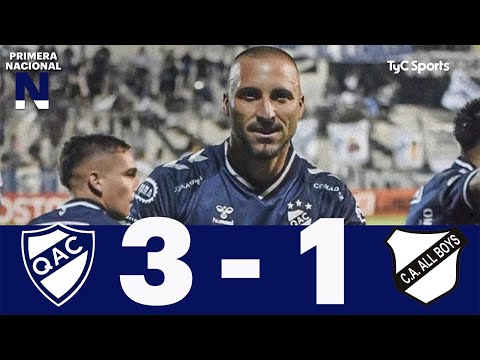 Quilmes 3-1 All Boys | Primera Nacional | Fecha 5 (Zona A)