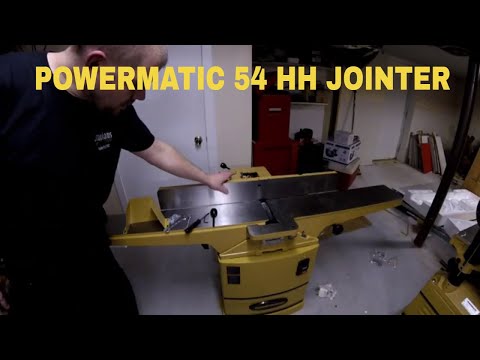 Powermatic 54HH Jointer Assembly and Test Cut