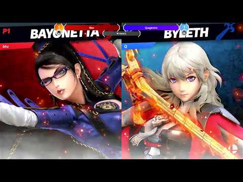Blue (Bayonetta) vs Quaylectra (Byleth) - ajvitational #4  - Winners Quarter Finals