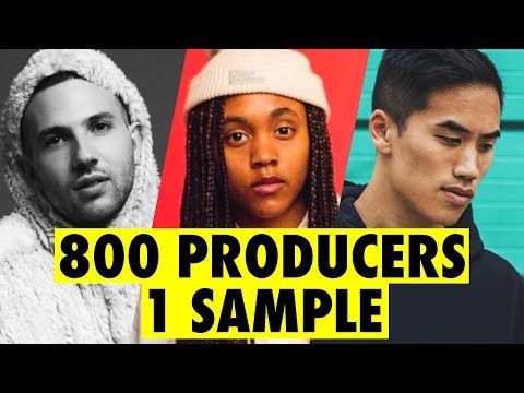 800 PRODUCERS FLIP THE SAME SAMPLE