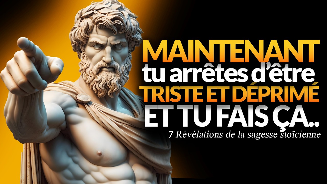 7 LEÇONS STOÏCIENNES POUR NE JAMAIS SE SENTIR TRISTE ET DÉPRIMÉ