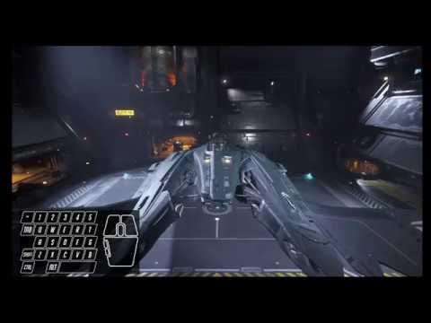 Star Citizen PTU 3.6.0 Patch R - Flying the Aegis Vanguard Hoplite  - VTOL Easy Mode - Raw footage