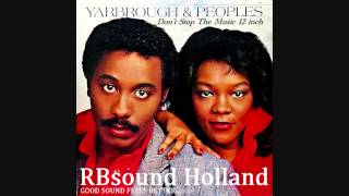 Yarbrough &amp; Peoples - Don&#39;t Stop The Music (12inch) HQsound