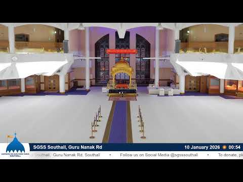 SGSS Southall, Guru Nanak Rd - Evening Livestream