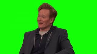 Conan O'Brien "I keep thinking we can edit this, and then I realize we cannot" green screen