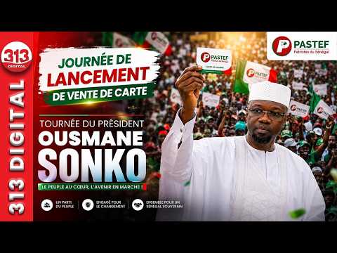 🔴DIRECT- FATICK MBELLACADIO: Lancement vente carte Pastef par Ousmane Sonko
