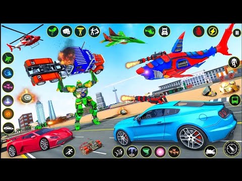 Shark Robot Transform Game 3D-Android Gameplay #2023