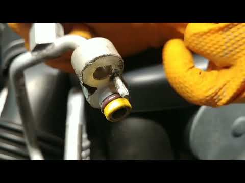 Klimakondensator tauschen, BMW E60 E61, Klimaanlage undicht, keine Klima, kein kalte Luft ...