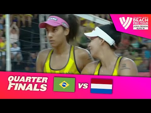 Ana Patrícia/Duda vs. Stam/Schoon - Quarter Finals Highlights | João Pessoa 2023 #BeachProTour