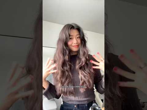 beachy waves with a STRAIGHTENER (no more single use tools!!!) #hairtutorial #beachywaves