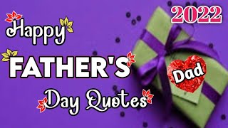 Happy Fathers Day Status 2022| Fathers day Quotes Status| Fathers day 2022 | Poetry On Father's Day