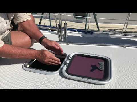 Lewmar Hatch Friction Hinge Adjustment