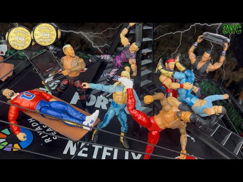 EPIC 4-Way Tag Team Ladder Match | HARDCORE | WWE Action Figure Match!