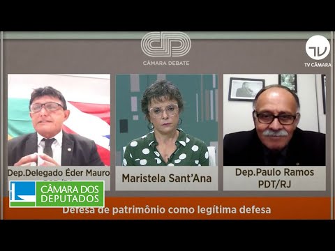 Delegado Éder Mauro e Paulo Ramos debatem defesa de patrimônio como legítima defesa - 15/12/2021