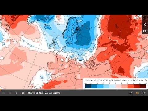 METEO a lungo termine la circolazione generale sino ai primi di marzo 2026