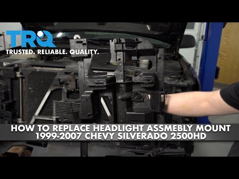How To Replace Headlight Mounting Bracket 1999-2007 Chevy Silverado 2500HD