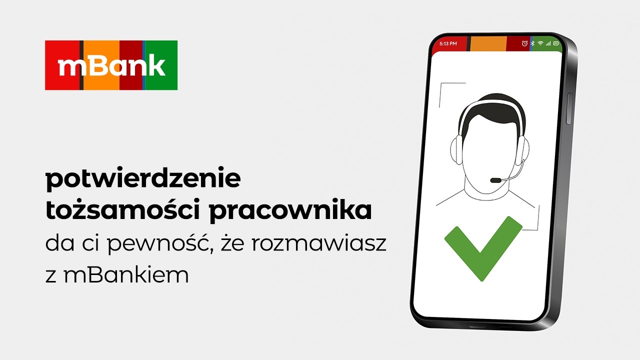 Potwierdzenie tożsamości pracownika – da Ci pewność, że rozmawiasz z mBankiem