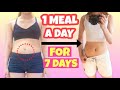 I TRIED ONE MEAL A DAY FOR 7 DAYS! (OMAD) & THIS HAPPENED…