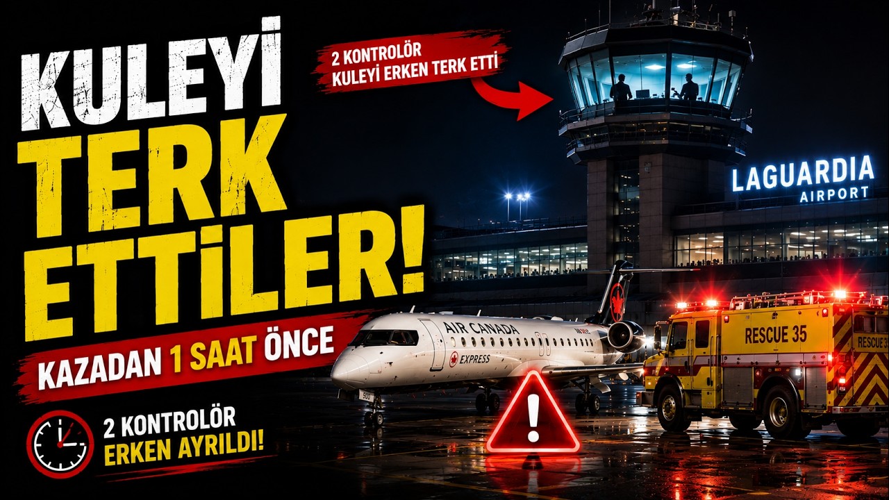 UÇAK KAZASINDA ŞOK DETAY: 2 KONTROLÖR 1 SAAT ÖNCE KULEYİ TERK ETMİŞ!